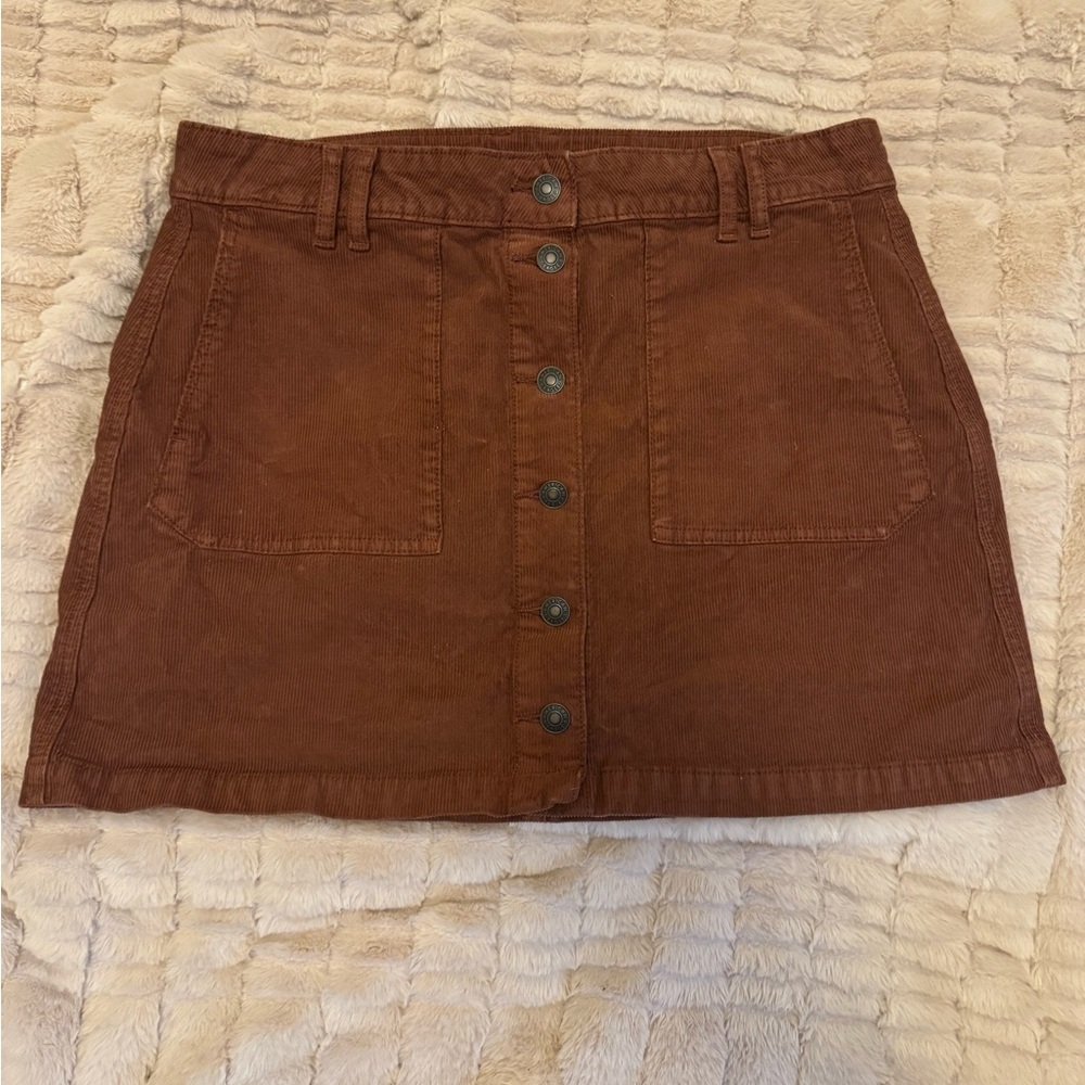 Women’s American Eagle Outfitters Rust Mini Skirt Sz 12